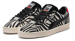 Rocked Out In Black And White:  Puma X Paul Stanley Suede Sneake