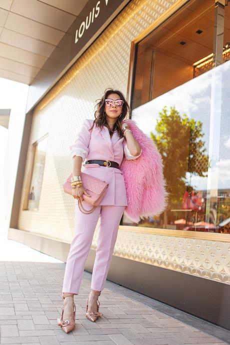 Two Ways to Wear a Pink Blazer