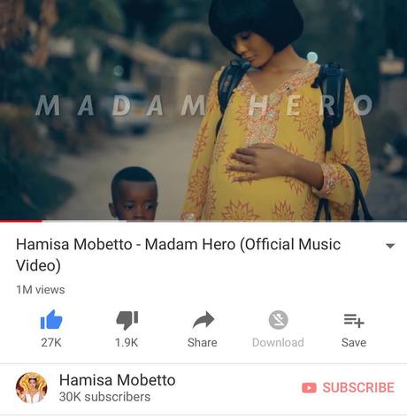 Hamisa Mobetto’s message after her first song hits 1 million views in 2 weeks