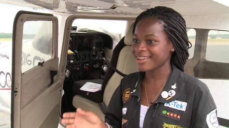 Meet 15-Year-Old Nigerian, Kimberly, The Youngest Black Female to Fly Aeroplane Across The U.S.