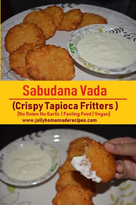 Sabudana Vada Recipe, How to make Crispy Sabudana Fritters for Fasting(vrat) | Tapioca Croquette