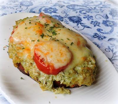 Parmesan Pesto Tuna Melt Parmesan Pesto Tuna Melt