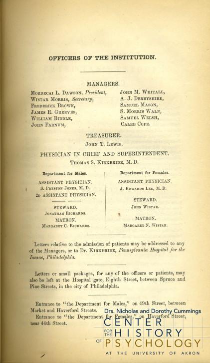 Now Available: Cushing Memorial Library Collection of Asylum Reports