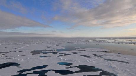 So Far This Year the Arctic Sea Ice isn't Reforming as it Should