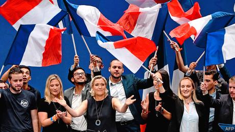 Marine Le Pen is hoping to come top in next year’s Euro-election