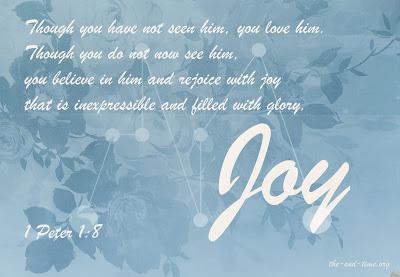 Sunday Word of the Week: Fruit of the Spirit, Joy
