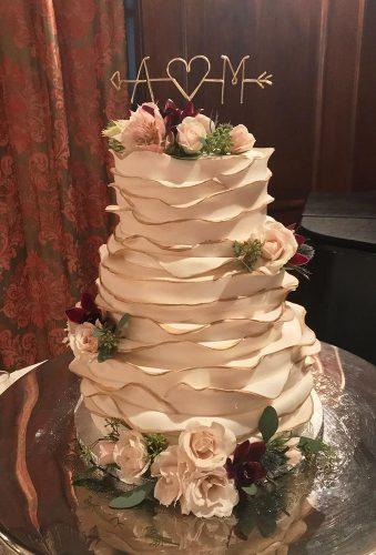 wedding cake 2019 rufler cake with monogram mmpastrydesigns