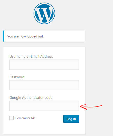 WordPress Security – 24 Tips to Secure Your Website from Hackers (2018) Google Authenticator field
