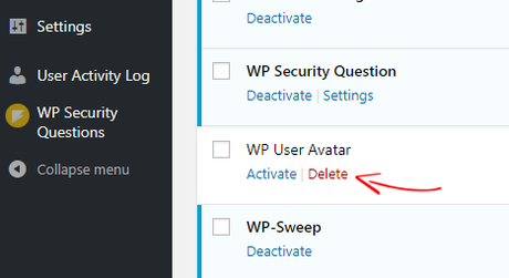 WordPress Security – 24 Tips to Secure Your Website from Hackers (2018) WordPress plugin delete
