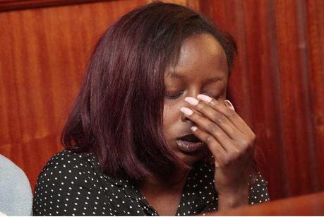 At least leo kamepaka makeup! Jacque Maribe looks presentable in court for the first time since she was arrested