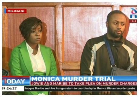 At least leo kamepaka makeup! Jacque Maribe looks presentable in court for the first time since she was arrested (Photos)