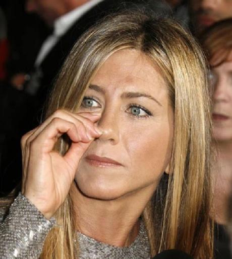 Jennifer Aniston Picking Her Nose