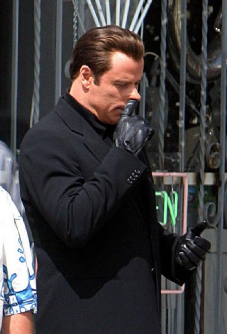 John Travolta Picking His Nose