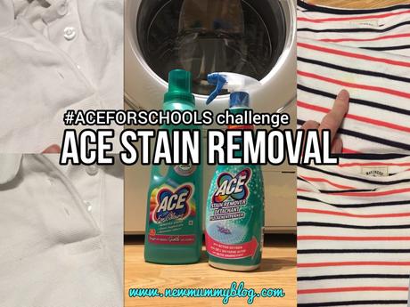 ACE stain removal #aceforschool – @Britmums challenge
