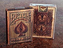 Image: Bicycle Wood Rider Back Playing Cards by Max