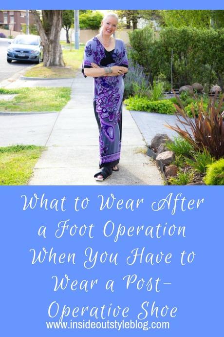 What to Wear After a Foot Operation When You Have to Wear a Post-Operative Shoe or Moonboot