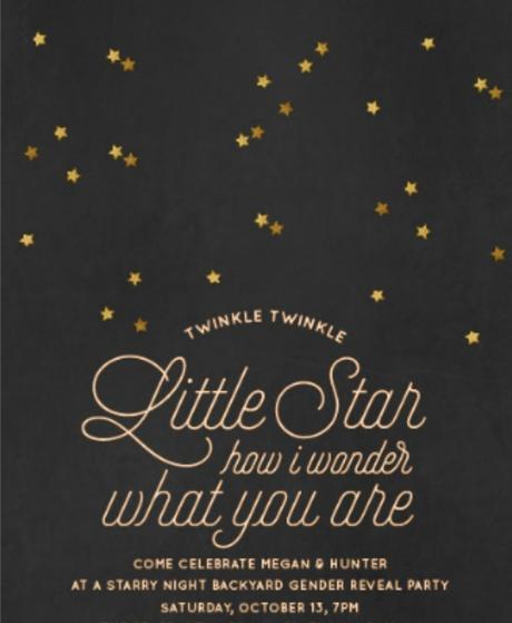 Twinkle Twinkle Little Star ...  Gender Reveal