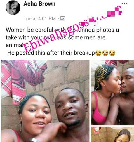 Igbo Man Releases Nvde Photos of His Girlfriend For Breaking up with Him(See Unedited Photos)