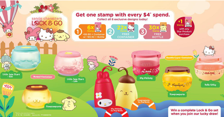 Don't Miss Out On These Adorable Sanrio “Lock & Go” Containers & Water Bottles At 7-Eleven