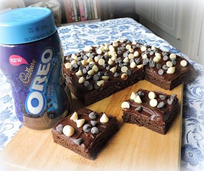Oreo Hot Choc Brownies