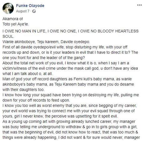 Lady Places Curse of Oyedepo, RMD Says They Destroyed her Life & Only Death Can Make her Smile (Photos)