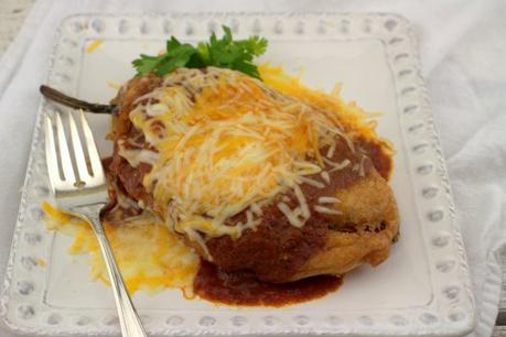 Shrimp and Cheese Chile Rellenos #FishFridayFoodies Shrimp and Cheese Chile Rellenos #FishFridayFoodies
