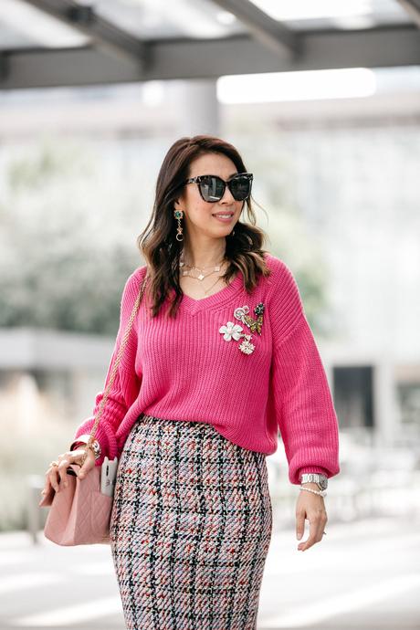 Chic at Every Age // How To Wear A V-Neck Sweater