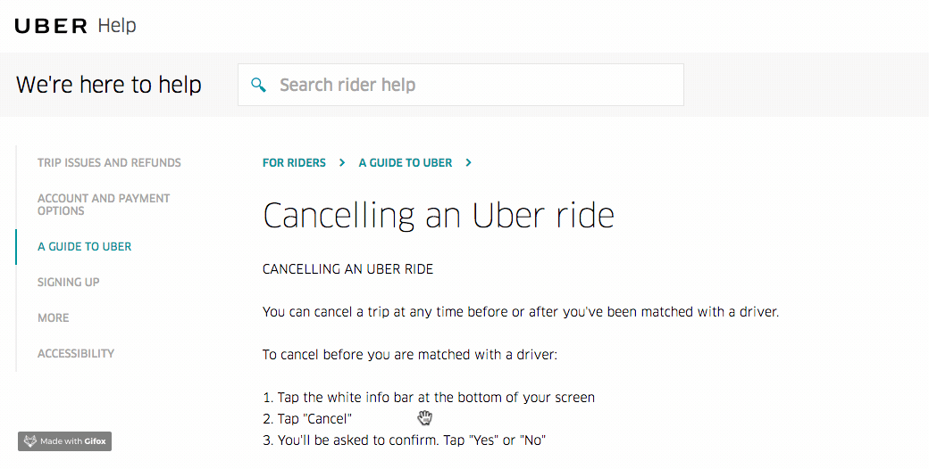 How to Cancel Uber