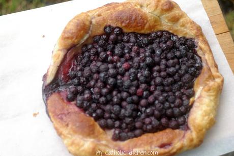 Saint Issac Jogues and a French Blueberry Tart