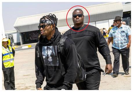 Diamond hires newÂ terrifyingly huge bodyguard months after firing Mwarabu Fighter (Photos)