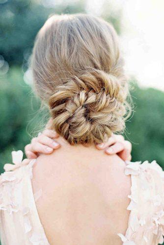 wedding hairstyles 2019 low braided bun for modern bride rachel may