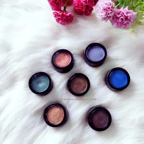 TS cosmetics Velvet eyeshadows review | The Universe collection
