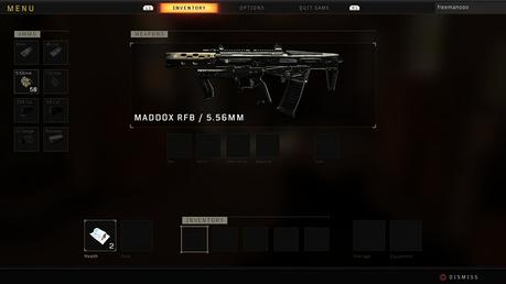 Call of Duty Blackout Maddox assault rifle