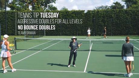 A Doubles Tennis Drill: No Bounce Doubles