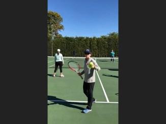 A Doubles Tennis Drill: The T-To-T