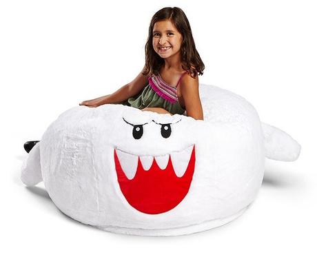 Super Mario Character Boo Ghost Beanbag Chair