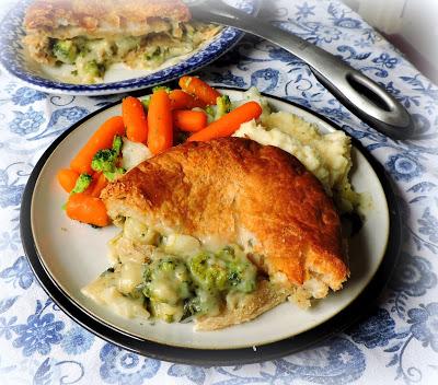 Broccoli, Cauliflower Cheese & Spinach Pie