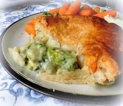 Broccoli, Cauliflower Cheese & Spinach Pie