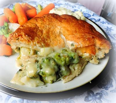 Broccoli, Cauliflower Cheese & Spinach Pie