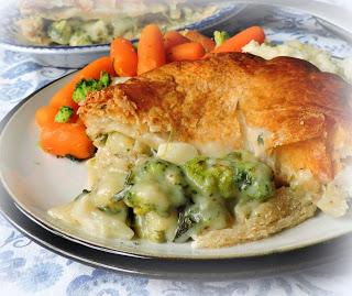 Broccoli, Cauliflower Cheese & Spinach Pie