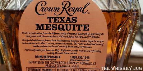 Crown Royal Texas Mesquite Detail