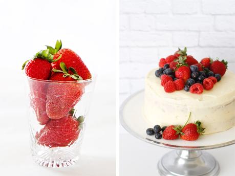 Vanilla Buttermilk Cake with Berries