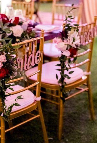wedding chair decorations letter sign and flower antigoni oikonomidou