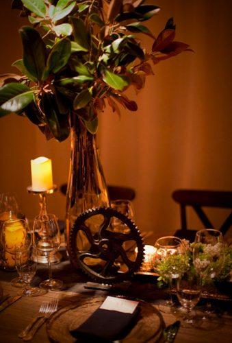steampunk wedding decorations table decor alyssanicol
