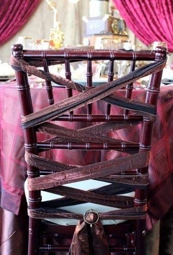 steampunk wedding decorations burgundy chairs afloral
