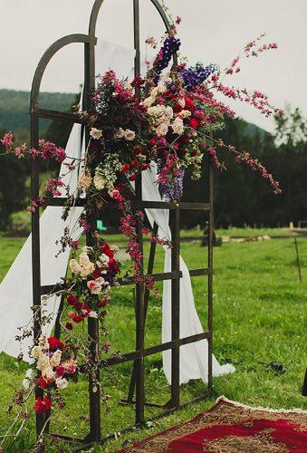 steampunk wedding decorations outdoor arch danodayphotography