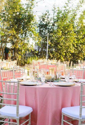 coral wedding decorations outdoor reception planit events