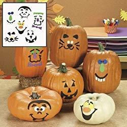 Image: Foam Pumpkin Decorations Craft Kit Makes 12 Pumpkins