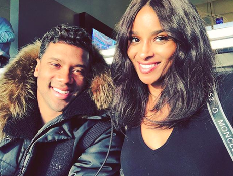 Russell Wilson Surprises Ciara Backstage For Her Birthday