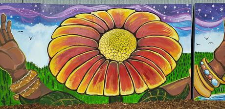 Mural for Mudbone Grown Unity Farm at Oregon Food Bank